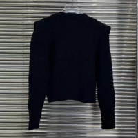 evil eye cardigan knitted black or Ivory - Thumbnail 1