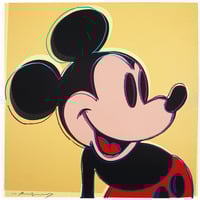 Andy Warhol Mickey 1981 reproduction high quality digital image ready to print - Thumbnail 1
