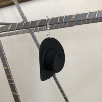 cowboy hat earrings! - Thumbnail 2