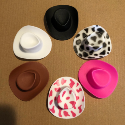 Cowboy hat earrings!