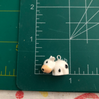 tiny cow earrings! - Thumbnail 4