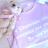 CHOCOLATE CHIP COOKIES ARE SWEET SO ARE YOU TEE - Thumbnail 3