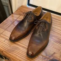 Men's Choice Twotone Lace Up Formal Handmade Shoes - Thumbnail 2