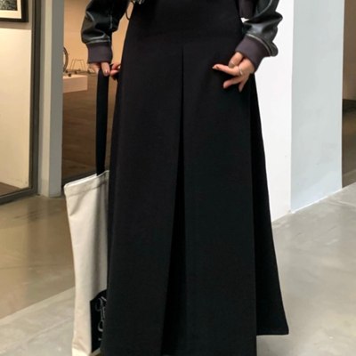 Stunning punk rave a-shape wide pleated skirt dress ootdstyle amazing