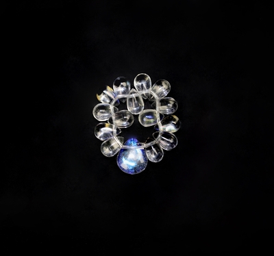 Elastic Little Teardops Ring