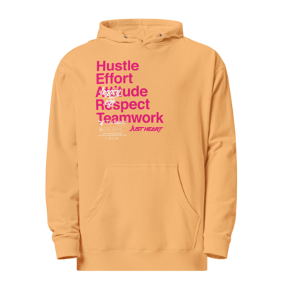 Team heart unisex midweight hoodie