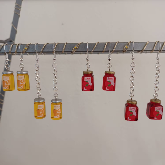 jam jar earrings!