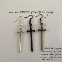 sword earrings!  - Thumbnail 1