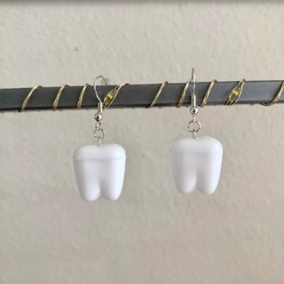 teeth container earrings!