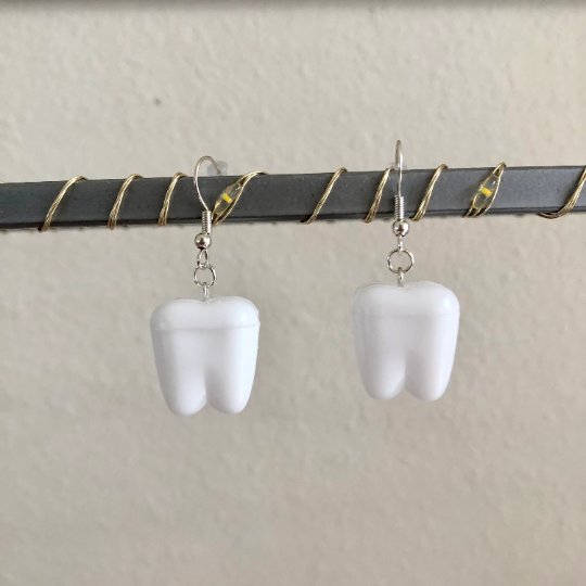 teeth container earrings!