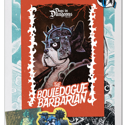 The bouledogue barbarian comic bundle