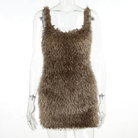 The ‘Top Tier’ Dress - Brown - Thumbnail 2