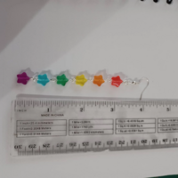 rainbow star or heart chain earrings! - Thumbnail 5