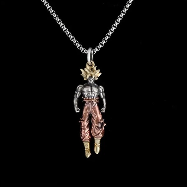 Cute Retro Pop Fashion Anime Character Necklace Men Women Hip Hop Party 