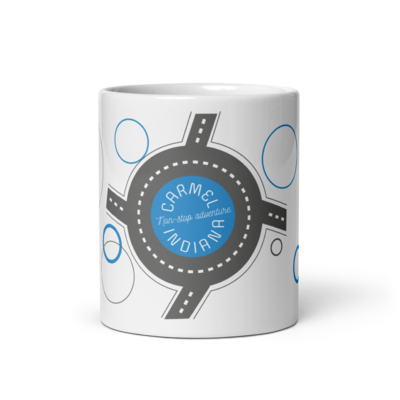 11oz non-stop adventure carmel, indiana roundabout mug