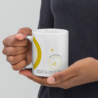 11oz - Roundabout #3 - "Kick" - white glossy mug - Thumbnail 2