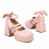 Double Strap Mary Jane High Heels - 3 colors - Thumbnail 6