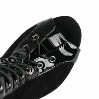 Over-the-knee Jazz Dancing Lace Up Stiletto High Heels Boots - Thumbnail 5