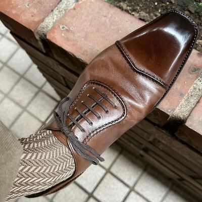 Handmade premium choice cap toe style formal shoes for men's 7-13 us