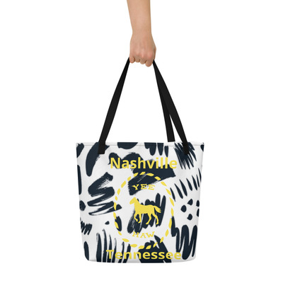 Yee haw large tote bag