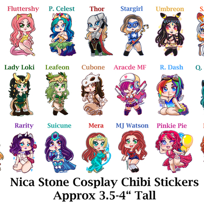 Chibi - stickers