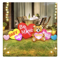 Valentines Day Inflatable prop for proposals - Thumbnail 2