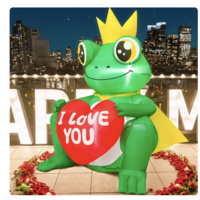 Valentines Day Inflatable prop for proposals - Thumbnail 3