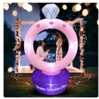 Valentines Day Inflatable prop for proposals - Thumbnail 6