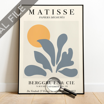 Henry matisse - reproduction poster - hq digital image ready to print