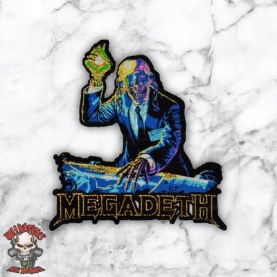 Megadeth1 lasercut woven patches - Thumbnail 2