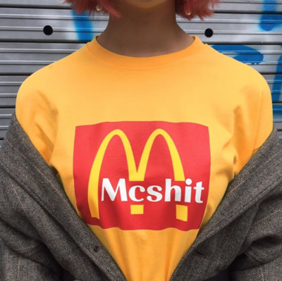 MCSHIT T SHIRT YELLOW