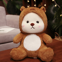 Undercover Teddy In Capybara Plush Toys Doll - Thumbnail 5