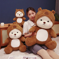 Undercover Teddy In Capybara Plush Toys Doll - Thumbnail 1