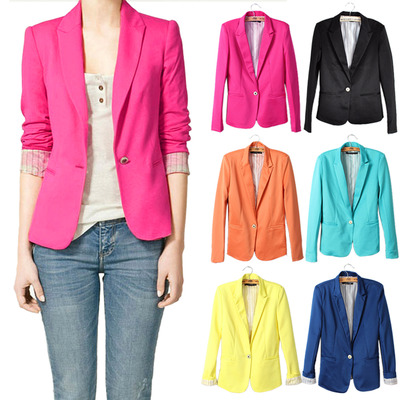 Ladies bright colored blazer