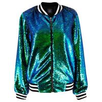 Taylor Swift 1989 Sequin Jacket in Green - Thumbnail 1