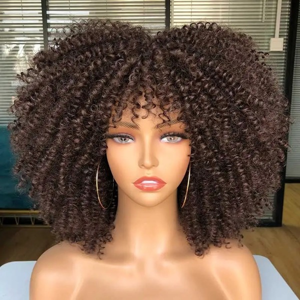Curly Wig With Bangs For Women H.002