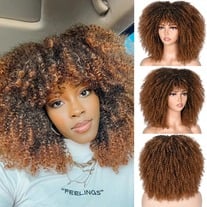 Curly Wig With Bangs For Women H.003