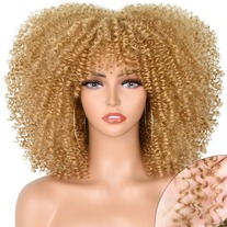 Curly Wig With Bangs For Women H.004