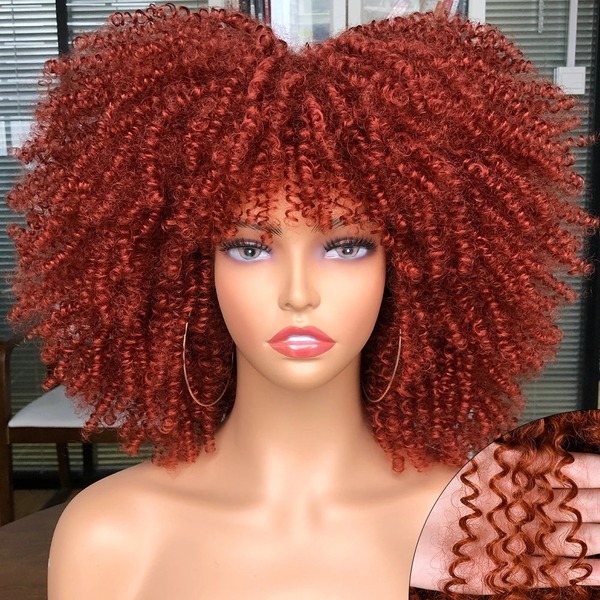 Curly Wig With Bangs For Women H.007