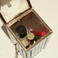 Crystal Valentines Day Lipstick mini bag - Thumbnail 1