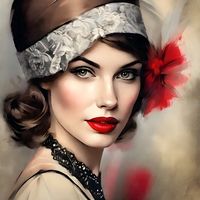 Red Lipstick Cross Stitch Pattern - Thumbnail 2