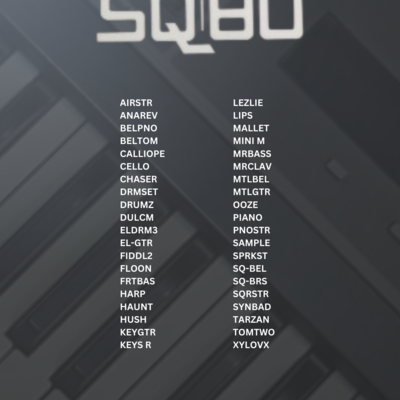 Ensoniq sq-80 kontakt library instrument nki vst software