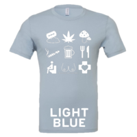 Unisex - Tourist T-Shirt White Icons - Thumbnail 12