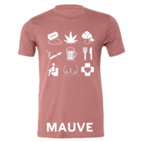 Unisex - Tourist T-Shirt White Icons - Thumbnail 15