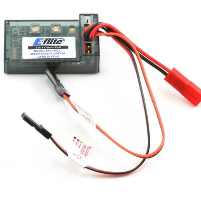E-flite eflh1023 3 in 1 control unit heli mixer esc heading lock gyro bcx2