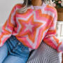 Y2K STARS SWEATER-1