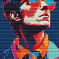 Sunglasses Cross Stitch Pattern - Thumbnail 1