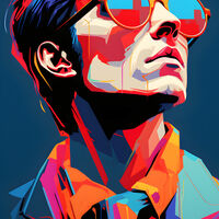 Sunglasses Cross Stitch Pattern - Thumbnail 2