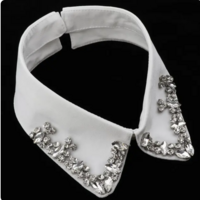 Chic Beaded Crystal Collar Accessory - Thumbnail 3