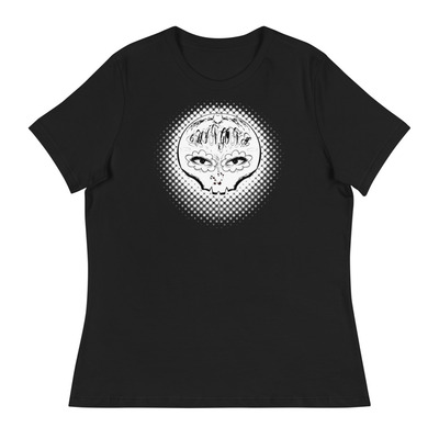 Chingona skull women's relaxed t-shirt